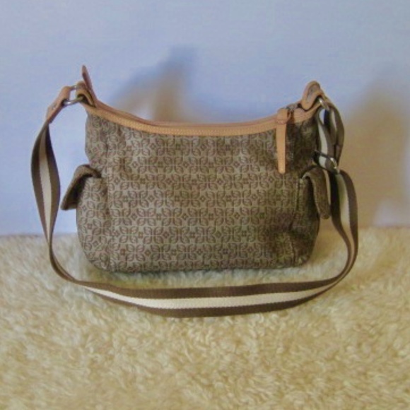 FOSSIL Monogram Canvas Shoulder Bag - Picture 2 of 9